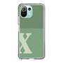 Slim Protection Case［ Original - initial two tone - X green ］