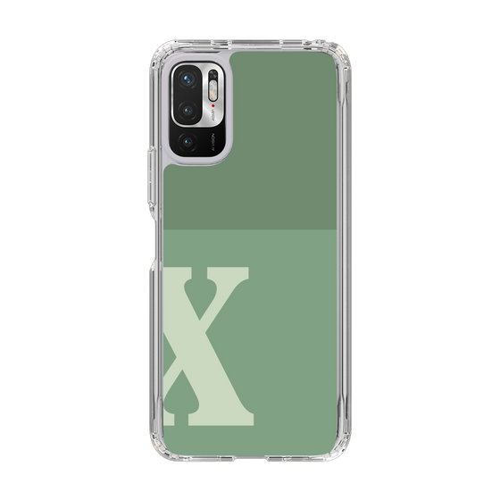 Slim Protection Case［ Original - initial two tone - X green ］