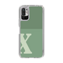 Slim Protection Case［ Original - initial two tone - X green ］
