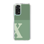 Slim Protection Case［ Original - initial two tone - X green ］