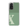 Slim Protection Case［ Original - initial two tone - X green ］