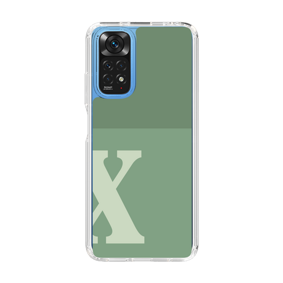 Slim Protection Case［ Original - initial two tone - X green ］