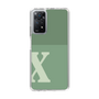 Slim Protection Case［ Original - initial two tone - X green ］