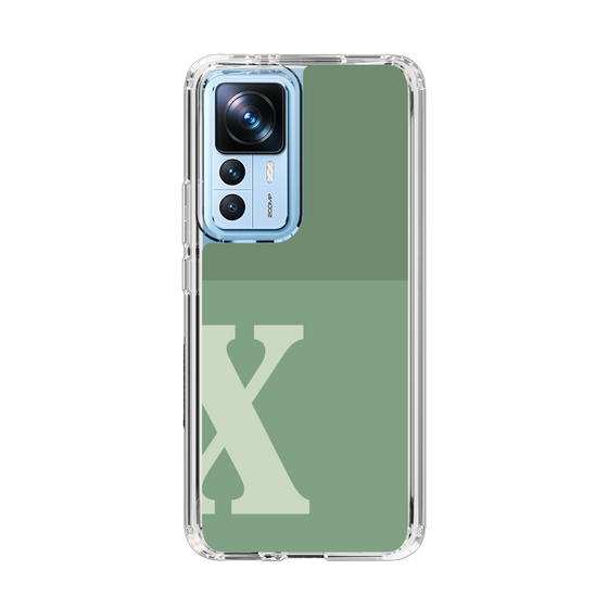 Slim Protection Case［ Original - initial two tone - X green ］