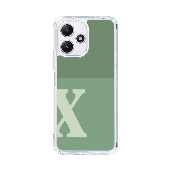 Slim Protection Case［ Original - initial two tone - X green ］