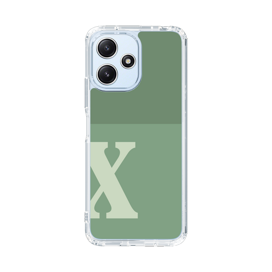 Slim Protection Case［ Original - initial two tone - X green ］