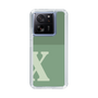 Slim Protection Case［ Original - initial two tone - X green ］