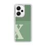 Slim Protection Case［ Original - initial two tone - X green ］