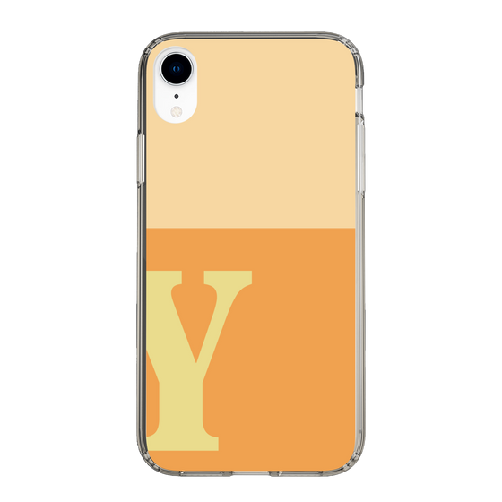 Slim Protection Case［ Original - initial two tone - Y orange ］