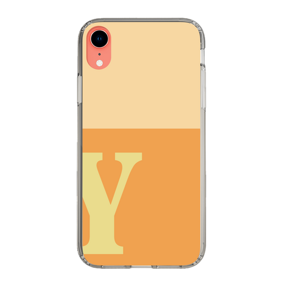 Slim Protection Case［ Original - initial two tone - Y orange ］