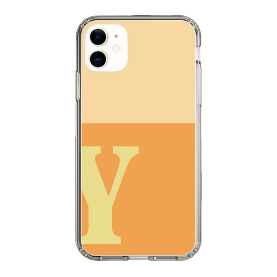 Slim Protection Case［ Original - initial two tone - Y orange ］