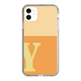Slim Protection Case［ Original - initial two tone - Y orange ］