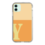 Slim Protection Case［ Original - initial two tone - Y orange ］