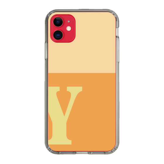 Slim Protection Case［ Original - initial two tone - Y orange ］
