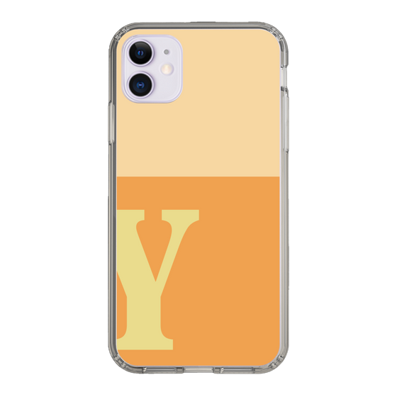 Slim Protection Case［ Original - initial two tone - Y orange ］