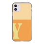 Slim Protection Case［ Original - initial two tone - Y orange ］