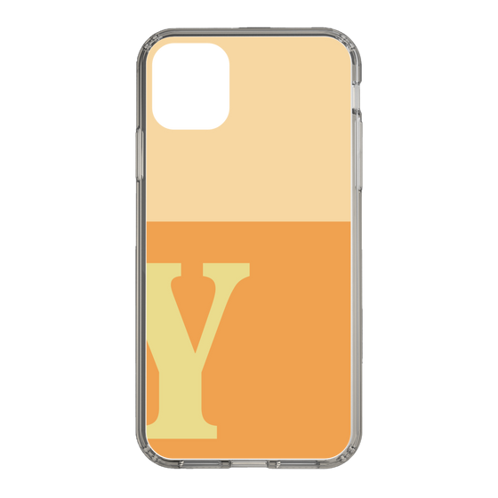 Slim Protection Case［ Original - initial two tone - Y orange ］