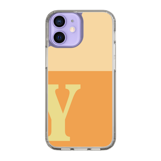 Slim Protection Case［ Original - initial two tone - Y orange ］