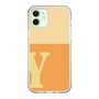 Slim Protection Case［ Original - initial two tone - Y orange ］