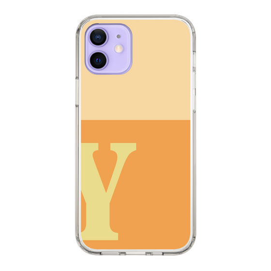 Slim Protection Case［ Original - initial two tone - Y orange ］