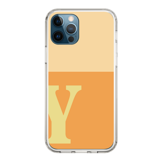 Slim Protection Case［ Original - initial two tone - Y orange ］