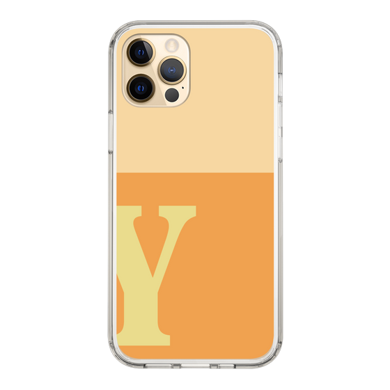 Slim Protection Case［ Original - initial two tone - Y orange ］