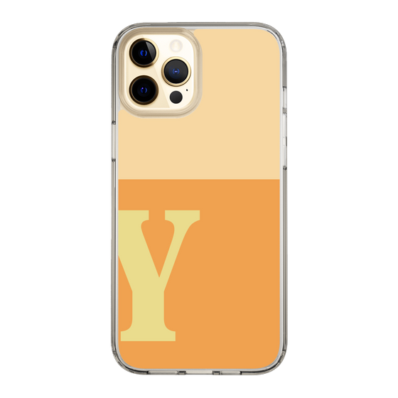 Slim Protection Case［ Original - initial two tone - Y orange ］