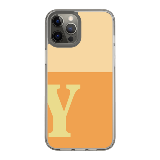 Slim Protection Case［ Original - initial two tone - Y orange ］