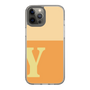 Slim Protection Case［ Original - initial two tone - Y orange ］