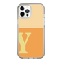 Slim Protection Case［ Original - initial two tone - Y orange ］