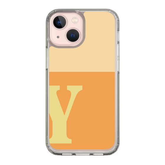 Slim Protection Case［ Original - initial two tone - Y orange ］