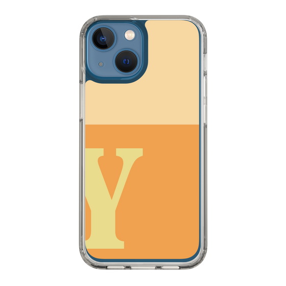Slim Protection Case［ Original - initial two tone - Y orange ］