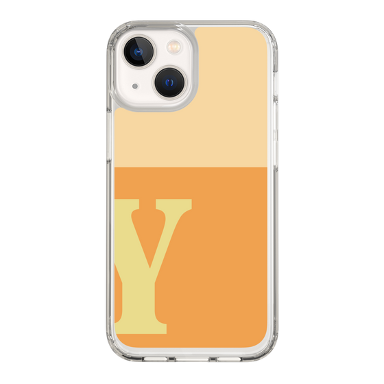 Slim Protection Case［ Original - initial two tone - Y orange ］