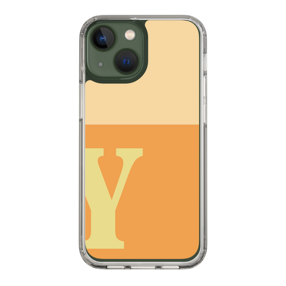 Slim Protection Case［ Original - initial two tone - Y orange ］