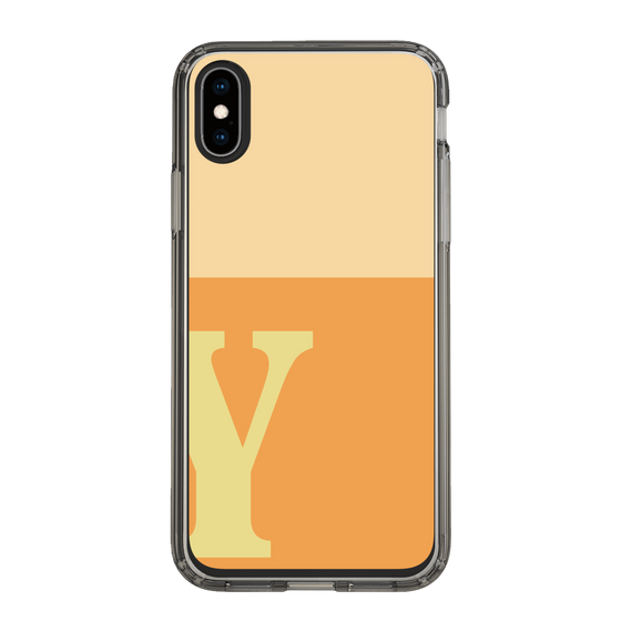 Slim Protection Case［ Original - initial two tone - Y orange ］