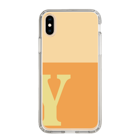 Slim Protection Case［ Original - initial two tone - Y orange ］