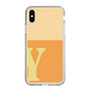Slim Protection Case［ Original - initial two tone - Y orange ］