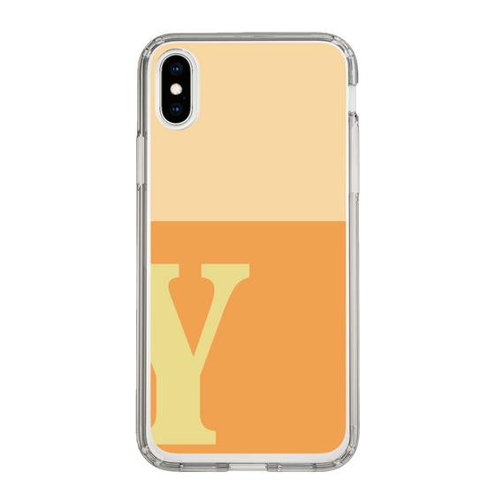 Slim Protection Case［ Original - initial two tone - Y orange ］