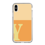 Slim Protection Case［ Original - initial two tone - Y orange ］