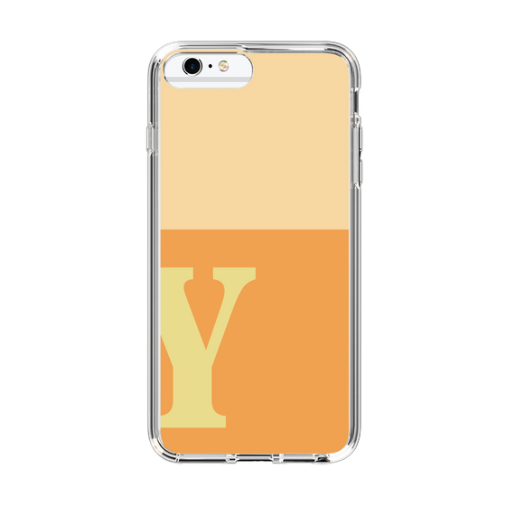 Slim Protection Case［ Original - initial two tone - Y orange ］