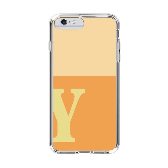 Slim Protection Case［ Original - initial two tone - Y orange ］