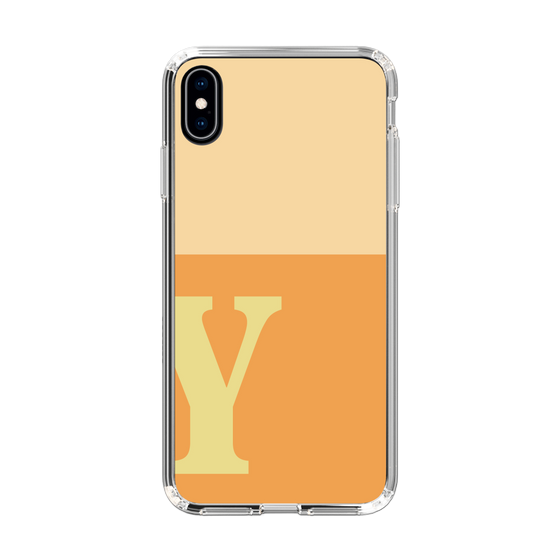 Slim Protection Case［ Original - initial two tone - Y orange ］