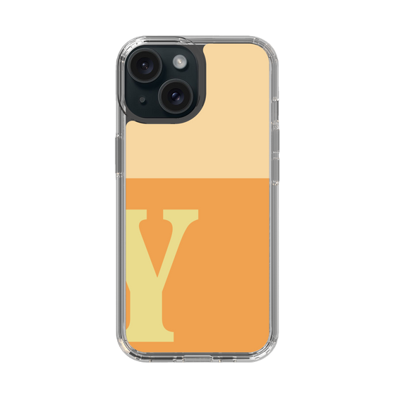 Slim Protection Case［ Original - initial two tone - Y orange ］