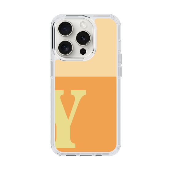 Slim Protection Case［ Original - initial two tone - Y orange ］