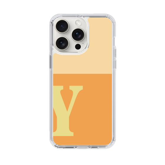 Slim Protection Case［ Original - initial two tone - Y orange ］
