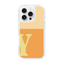 Slim Protection Case［ オリジナル - initial two tone - Y orange ］