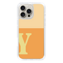 Slim Protection Case［ オリジナル - initial two tone - Y orange ］