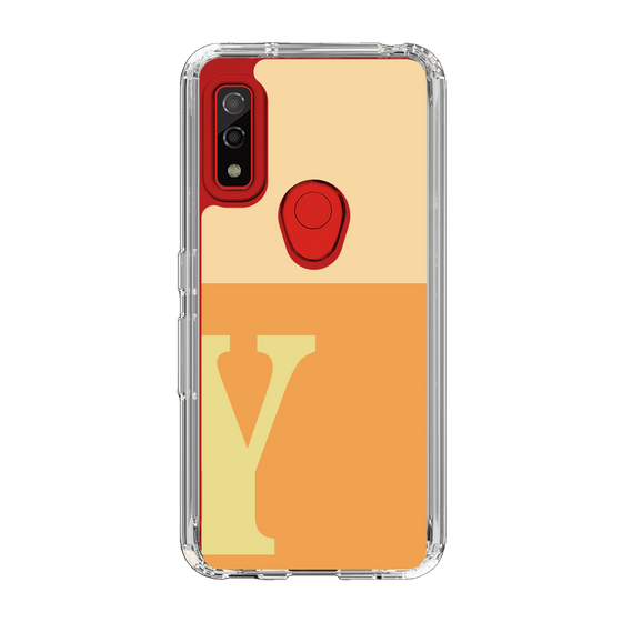 Slim Protection Case［ Original - initial two tone - Y orange ］