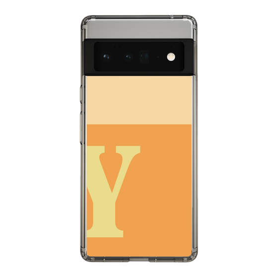 Slim Protection Case［ Original - initial two tone - Y orange ］