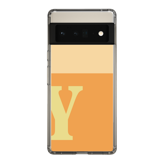 Slim Protection Case［ Original - initial two tone - Y orange ］